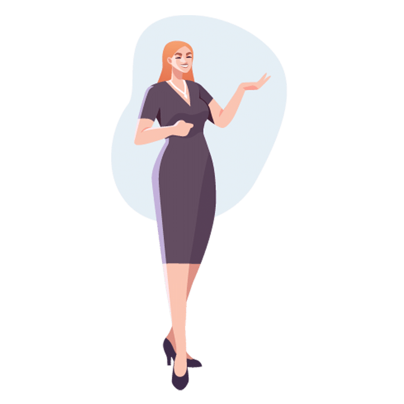 woman-presenting